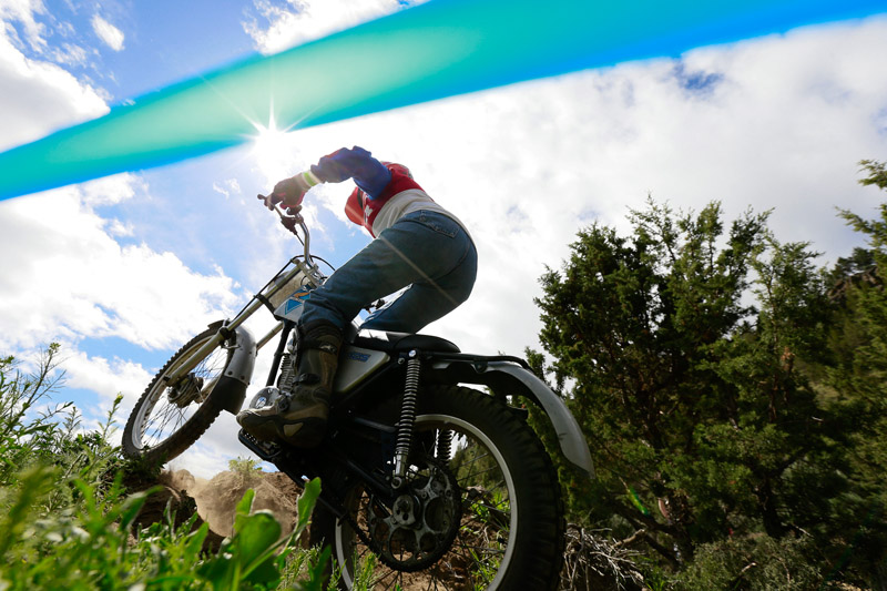 Steel Stampede vintage motorcycles in Crooked River Ranch, Oregon.